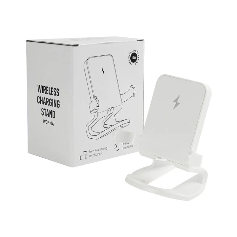 Wireless charging stand with packaging